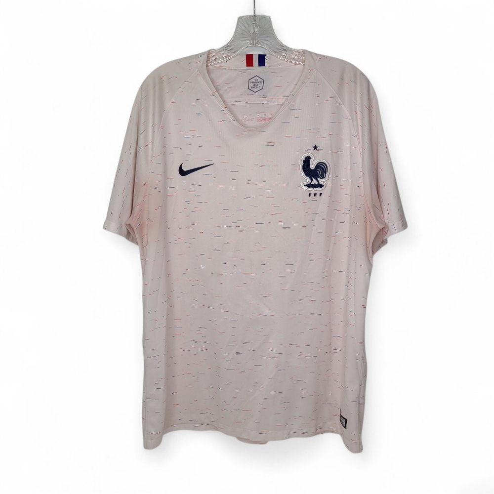 NIKE FRANCE National Football Team Jersey 2018 FFF Sz XL FLAWS